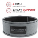 4 INCH NYLON WEIGHT LIFTING BELT