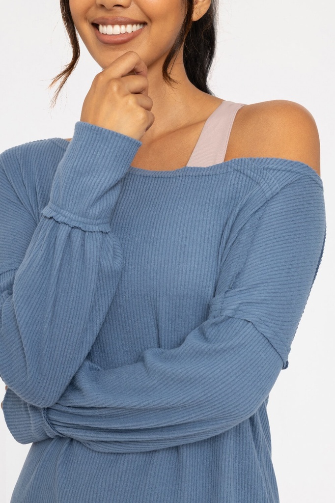 BALLET CHIC OFF SHOULDER TOP