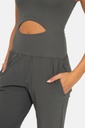 KEYHOLE CUTOUT JUMPSUIT
