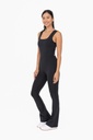 TWISTED BACK FLARED JUMPSUIT