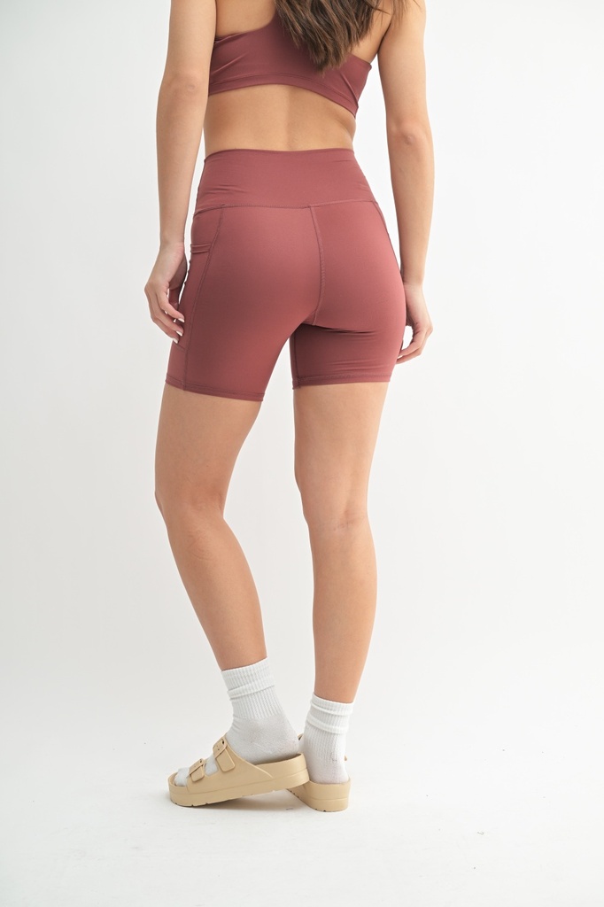 VENICE SCULP BIKER SHORTS