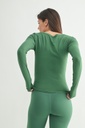 SLIM FIT SCOOP LONG SLEEVE TOP