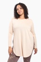 LONG SLEEVE TOP W/SIDE SLITS