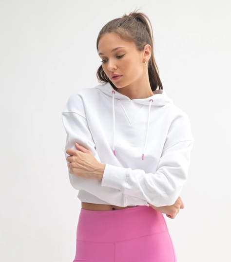 COLOURPOP CROPPED HOODIE