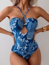CUTOUT ONEPIECE SWIMSUIT