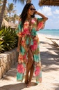 BATWING BEACH COVERUP
