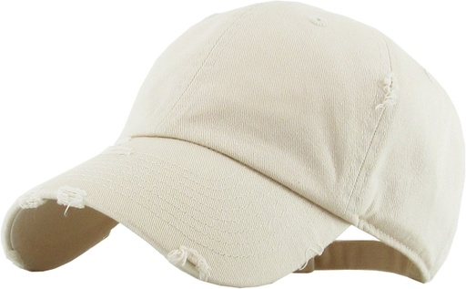 [KBE-VIN-STONE] VINTAGE BASEBALL CAP