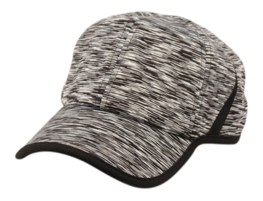 [CP2789-BLK] PONYTAIL YOGA ZIPPER CAP