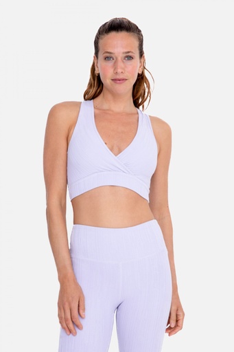 TEXTURED LINES WORKOUT BRA