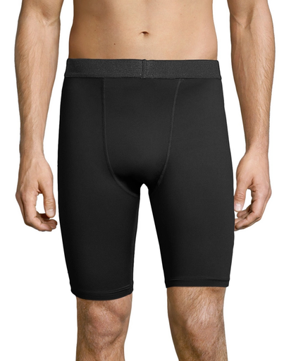 HANES 9" COMPRESSION SHORTS