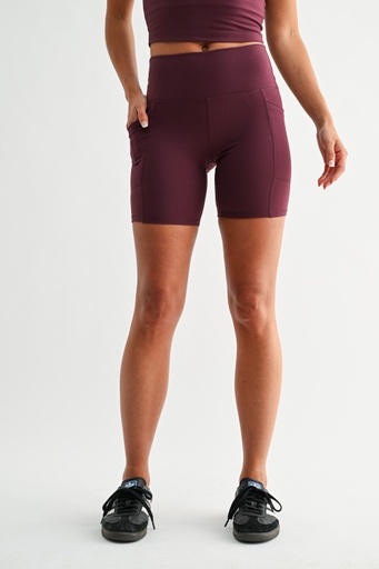 VENICE SCULP BIKER SHORTS