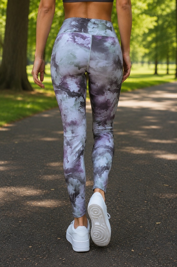 FEATHER PRINT LEGGINGS