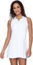 COLLAR PLEATED TENNIS DRESS