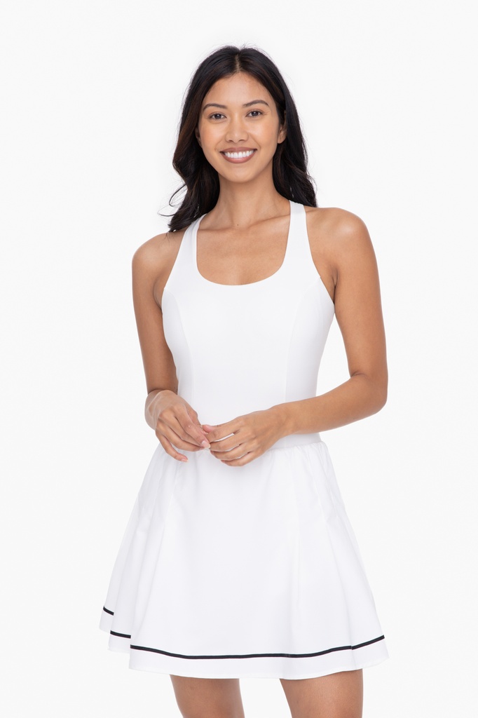 CRISS CROSS SKATER DRESS
