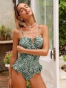 BANDEAU PRINT SWIMSUIT